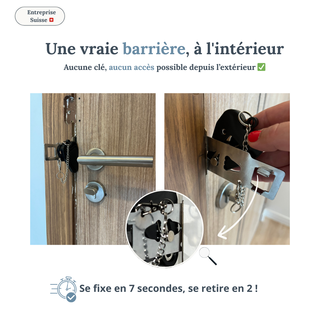 Serrure de sécurité portable