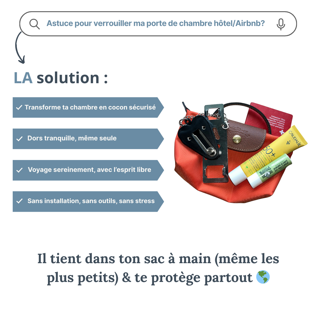 Serrure de sécurité portable